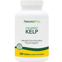 Natures Plus Icelandic Kelp 300tabs - Συμπλήρωμα Διατροφής Φυκιού Κελπ Ισλανδίας Πλούσιο σε Ιώδιο για την Καλή Λειτουργία του Θυρεοειδή Αδένα με Αντιοξειδωτικές Ιδιότητες