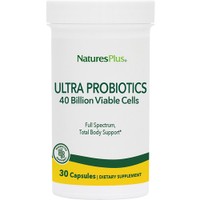 Natures Plus Ultra Probiotics 30caps - Συμπλήρωμα Διατροφής Προβιοτικών & Πρεβιοτικών για τη Διατήρηση της Υγείας του Γαστροπεπτικού Συστήματος