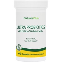 Natures Plus Ultra Probiotics 60caps - Συμπλήρωμα Διατροφής Προβιοτικών & Πρεβιοτικών για τη Διατήρηση της Υγείας του Γαστροπεπτικού Συστήματος