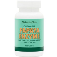 Natures Plus Papaya Enzyme 180 Chew.tabs - Συμπλήρωμα Διατροφής Πεπτικού Ενζύμου από Παπάγια για την Ενίσχυση & Βελτίωση της Λειτουργίας της Πέψης