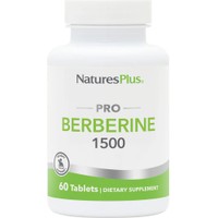 Natures Plus Pro Berberine 1500mg, 60tabs - Συμπλήρωμα Διατροφής Φυτικής Βερβερίνης για Υγιή Επίπεδα Σακχάρου στο Αίμα, Υποστήριξη του Καρδιαγγειακού Συστήματος & Μεταβολισμό Λίπους