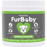 Natures Plus FurBaby Digestive Support 210g - Συμπλήρωμα Διατροφής για Σκύλους με Εκχύλισμα Βοτάνων, Βιταμίνες, Μέταλλα, Αμινοξέα & Προβιοτικά για την Υποστήριξη της Πέψης & Ανακούφιση από την Πεπτική Δυσφορία