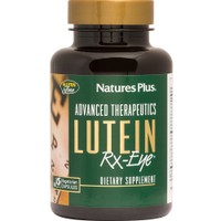 Natures Plus Lutein Rx-Eye 60caps - Συμπλήρωμα Διατροφής Λουτεΐνης, Βιταμινών, Μετάλλων & Εκχυλίσματος Βοτάνων για την Προστασία Εκφυλιστικών Παθήσεων των Ματιών & Όρασης με Ισχυρές Αντιοξειδωτικές Ιδιότητες