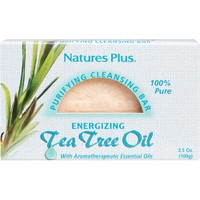 Natures Plus Tea Tree Oil Soap Bar 100g - Αντισηπτικό Σαπούνι με Αιθέριο Έλαιο Τεϊόδεντρου για Απαλό Καθαρισμό Ήπιο για την Επιδερμίδα