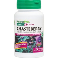 Natures Plus Chasteberry 150mg, 60caps - Συμπλήρωμα Διατροφής Εκχυλίσματος Λυγαριάς για τη Ρύθμιση της Γυναικείας Ορμονικής Ισορροπίας Κατά του Προεμμηνορρυσιακού Συνδρόμου με Αντιοξειδωτικές Ιδιότητες