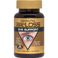 Natures Plus Ageloss Eye Support 60caps - Συμπλήρωμα Διατροφής Εκχυλίσματος Βοτάνων, Βιταμινών & Μετάλλων για την Καλή Υγεία των Οφθαλμών με Ισχυρές Αντιοξειδωτικές Ιδιότητες για Βελτίωση της Όρασης