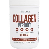 Natures Plus Collagen Peptides 378g - Chocolate - Συμπλήρωμα Διατροφής Πεπτιδίων Κολλαγόνου σε Μορφή Σκόνης για Υγιή Μαλλιά, Δέρμα, Νύχια & Αρθρώσεις με Γεύση Σοκολάτα