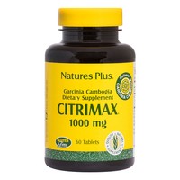 Natures Plus Citrimax 1000mg 60tabs - Συμπλήρωμα Διατροφής Εκχυλίσματος του Βοτάνου Γαρκινία & Ασβεστίου για Έλεγχο της Χοληστερίνης & της Γλυκόζης στο Αίμα