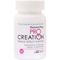 Natures Plus Pro Creation Female Fertility Support 60caps - Συμπλήρωμα Διατροφής Πολυβιταμινών, Μετάλλων Εκχυλίσματος Βοτάνων για την Υποστήριξη της Γυναικείας Γονιμότητας