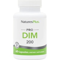 Natures Plus Pro DIM 200mg, 60caps - Συμπλήρωμα Διατροφής με Ισχυρή Αντιοξειδωτική Δράση που Προάγει την Γυναικεία Ορμονική Ισορροπία