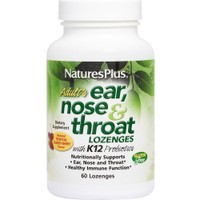 Natures Plus Adult's Ear, Nose & Throat 60 Lozenges - Συμπλήρωμα Διατροφής με Προβιοτικά & Ψευδάργυρο για Εξισορρόπηση της Μικροβιακής Χλωρίδας του Αυτιού, της Μύτης & του Λαιμού με Γεύση Κεράσι & Μούρο
