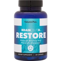 Natures Plus Brainceutix Restore 60caps - Συμπλήρωμα Διατροφής Εκχυλίσματος Βοτάνων για Ενίσχυση της Εγκεφαλικής Λειτουργίας Βελτίωση της Διάθεσης & Καλύτερο Ύπνο
