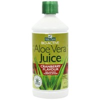 Optima Aloe Vera Juice with Cranberry 1lt - Φυσικός Χυμός Αλόης με Αντιοξειδωτικά & Γεύση Cranberry