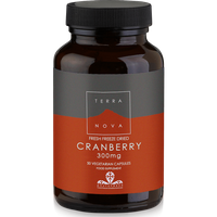 Terranova Cranberry 300mg Βιολογικά Κράνμπερρυ για Υγιές Ουροποιητικό 50caps