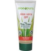 Optima Organic Aloe Vera Gel with Tea Tree 200ml - Ενυδατικό Βιοενεργό Ζελέ Αλόης, Οργανικό 99.9% με Tea Tree για Επιπλέον Αντισηπτική Δράση