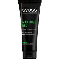 Syoss Max Hold Power Gel Επαγγελματικό Gel Μαλλιών για Δυνατό Κράτημα & Styling Μεγάλης Διάρκειας 250ml