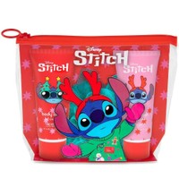 Mad Beauty Πακέτο Disney Stitch Body Wash 75ml - Lotion 75ml - Puff 1 Τεμάχιο - Νεσεσέρ 1 Τεμάχιο, Κωδ 99570 - Παιδικό Αφρόλουτρο, Λοσιόν με Άρωμα Άγριων Μούρων & Σφουγγάρι