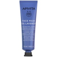 Apivita Moisturizing & Anti-Pollution Sea Lavender Face Mask 50ml - Αντιοξειδωτική Μάσκα Προσώπου με Θαλάσσια Λεβάντα για Ενυδάτωση