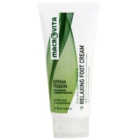 Macrovita Olive Oil & Almond Oil Relaxing Foot Cream 100ml - Ενυδατική, Χαλαρωτική & Ανακουφιστική Κρέμα Ποδιών με Λάδι Ελιάς & Αμυγδαλέλαιο