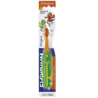 Elgydium Kids 2-6 Years Dragon Souple Soft Toothbrush 1 Τεμάχιο - Πράσινο - Μαλακή Οδοντόβουρτσα για Παιδιά 2 εώς 6 Χρονών