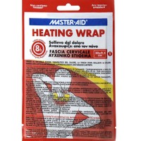 Master Aid Heating Wrap Fascia Cervicale 30x9,5cm 1 Τεμάχιο - Θερμαντικό Επίθεμα Αυχένα για Ανακούφιση από τον Πόνο