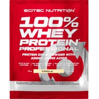 Scitec Nutrition 100% Whey Protein Professional 30g - Vanilla - Συμπλήρωμα Διατροφής με Καθαρή Πρωτεΐνη Ορού Γάλακτος Εμπλουτισμένη με Αμινοξέα