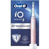 Oral-B iO 3 Pink Electric Toothbrush 1 Τεμάχιο - Ηλεκτρική Οδοντόβουρτσα με Αισθητήρα Πίεσης για Προστασία των Ούλων