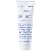 Korres Body Milk Lefko 125ml - Ενυδατικό Γαλάκτωμα Σώματος με Νότες Τριαντάφυλλου & Παιώνιας