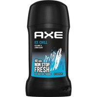 Axe Ice Chill 48h Anti Sweat & Deodorant Stick 50ml - Ανδρικό Αποσμητικό Στικ με Άρωμα από Παγωμένη Μέντα & Λεμόνι, Χωρίς Άλατα Αλουμινίου