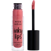 Mon Reve Inky Lips Kiss-Proof Liquid Matte Lipstick 4ml - 02 - Εξαιρετικά Σταθερό Υγρό Ματ Κραγιόν