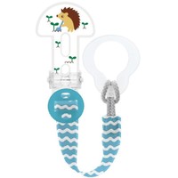 Mam Clip it & Cover Soother Clip 0m+ Γαλάζιο 1 Τεμάχιο, Κωδ 335 - Κορδέλα Στήριξης Πιπίλας με Προστατευτικό Καπάκι Θηλής