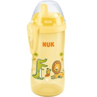 Nuk First Choice Kiddy Cup 12m+ Κίτρινο 300ml, Κωδ 10.751.084 - Παγουράκι Πολυπροπυλενίου με Ρύγχος & Προστατευτικό Καπάκι