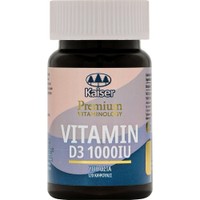 Kaiser Vitamin D3 1000IU 120caps - Συμπλήρωμα Διατροφής με Βιταμίνη D3 για την Καλή Λειτουργία των Οστών & Ανοσοποιητικού