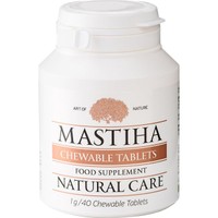 Mastiha Μασώμενα Δισκία Μαστίχας 40 Chew.tabs - Συμπλήρωμα Διατροφής με Μαστίχα για την Ανακούφιση των Στομαχικών Διαταραχών
