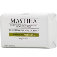 Mastiha Traditional Greek Soap 100g - Πράσινο Σαπούνι Ελαιολάδου με Μαστίχα Χίου