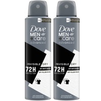 Dove Πακέτο Προσφοράς Men+ Care Advanced Invisible Dry 72h Anti-Perspirant Spray 2x150ml (1+1 Δώρο) - Ανδρικό Αποσμητικό για Φροντίδα της Επιδερμίδας Κατά των Κηλίδων της Εφίδρωσης Μακράς Διάρκειας