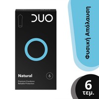 Duo Natural Premium Condoms 6 Τεμάχια - Φυσικό Προφυλακτικό για να Νιώθετε Ασφαλής σε Κάθε Περίσταση
