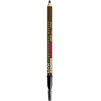 NYX Professional Makeup Powder Louder Brow Pencil 1.15g - 06 Ash Brown - Μολύβι Φρυδιών που Διαμορφώνει & Γεμίζει τα Φρύδια με Διάρκεια Έως & 12 Ώρες