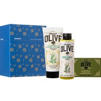 Korres Promo Xmas Gift Set Olive & Chamomile 1 Τεμάχιο - Σετ Καθαρισμού Σώματος με Νότες Χαμομηλιού & Εκχύλισμα Φύλλων Ελιάς