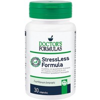 Doctor's Formulas StressLess Formula 30caps - Συμπλήρωμα Διατροφής με Μελισσόχορτο για τη Φυσιολογική Λειτουργία του Νευρικού Συστήματος & της Ψυχικής Λειτουργίας