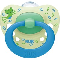 Nuk Signature Silicone Soother Ανοιχτό Πράσινο 6-18m 1 Τεμάχιο, Κωδ 10736694 - Ορθοδοντική Πιπίλα με Θηλή Σιλικόνη