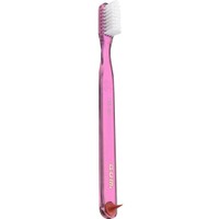 Gum Classic 409 Soft Toothbrush Ροζ 1 Τεμάχιο - Μαλακή Οδοντόβουρτσα Εύκολη στη Χρήση για Αποτελεσματικό Καθαρισμό & Αφαίρεση της Πλάκας με Ελαστικό Άκρο για Καθαρισμό των Ούλων