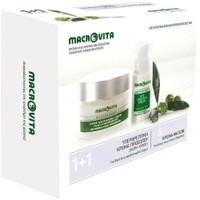 Macrovita Promo Super Nourishing Cream for Dry - Dehydrated Skin 50ml & Δώρο Eye Contour Cream 15ml - Ενυδατική - Θρεπτική Κρέμα Προσώπου για Ξηρό - Αφυδατωμένο Δέρμα & Αντιρυτιδική Κρέμα Ματιών με Λάδι Ελιάς