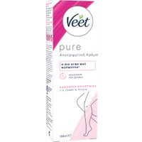 Veet Pure Hair Removal Cream 100ml - Αποτριχωτική Κρέμα Σώματος για Έως & 7 Ημέρες Λειότητας