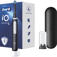 Oral-B iO Series 4 Electric Toothbrush Black 1 Τεμάχιο - Ηλεκτρική Οδοντόβουρτσα Προηγμένης Τεχνολογίας σε Μαύρο Χρώμα