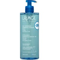 Uriage Promo Extra Rich Dermatological Gel - 500ml - Εξαιρετικά Πλούσιο & Αφρώδες Δερματολογικό Τζελ Καθαρισμού με Αντλία