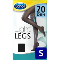 Scholl Light Legs Καλσόν Διαβαθμισμένης Συμπίεσης 20 DEN Μαύρο Χρώμα 1τμχ - Για Πόδια Ανάλαφρα και Καλοσχηματισμένα Όλη Μέρα