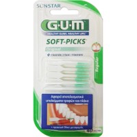 Gum 632 Soft Picks 50 Τεμάχια - Large - Μεσοδόντια Βουρτσάκια Μιας Χρήσης με Πρακτική Θήκη Μεταφοράς