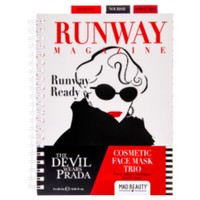 Mad Beauty Promo The Devil Wears Prada Runway Ready Aloe Vera Moisturizing & Green Tea Nourishing & Rose Hydrating Sheet Masks 3 Τεμάχια - Υφασμάτινη Μάσκα Προσώπου με Αλόη Βέρα για Ενυδάτωση & Αίσθηση Φρεσκάδας & Πράσινο Τσάι για Ενυδάτωση & Θρέψη & Άρωμα Τριαντάφυλλο για Ενυδάτωση με Υαλουρονικό Οξύ