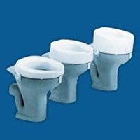 John's  Ashby Raised Toilet Seat Ανυψωτικό Τουαλέτας Με Στηρίγματα Λευκό10 cm 215510